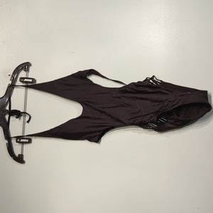 Matte swim one piece size large